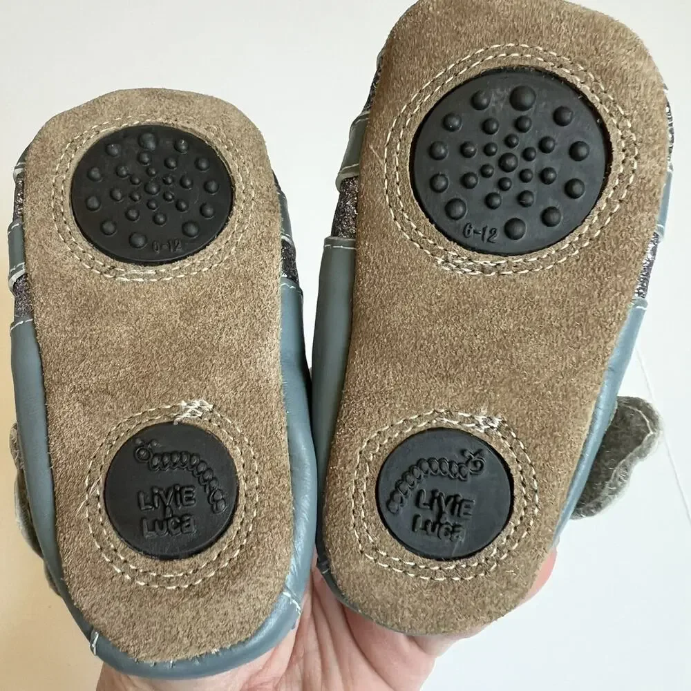 NEW Livie & Luca Rainbow Soft Shoes 6-12m